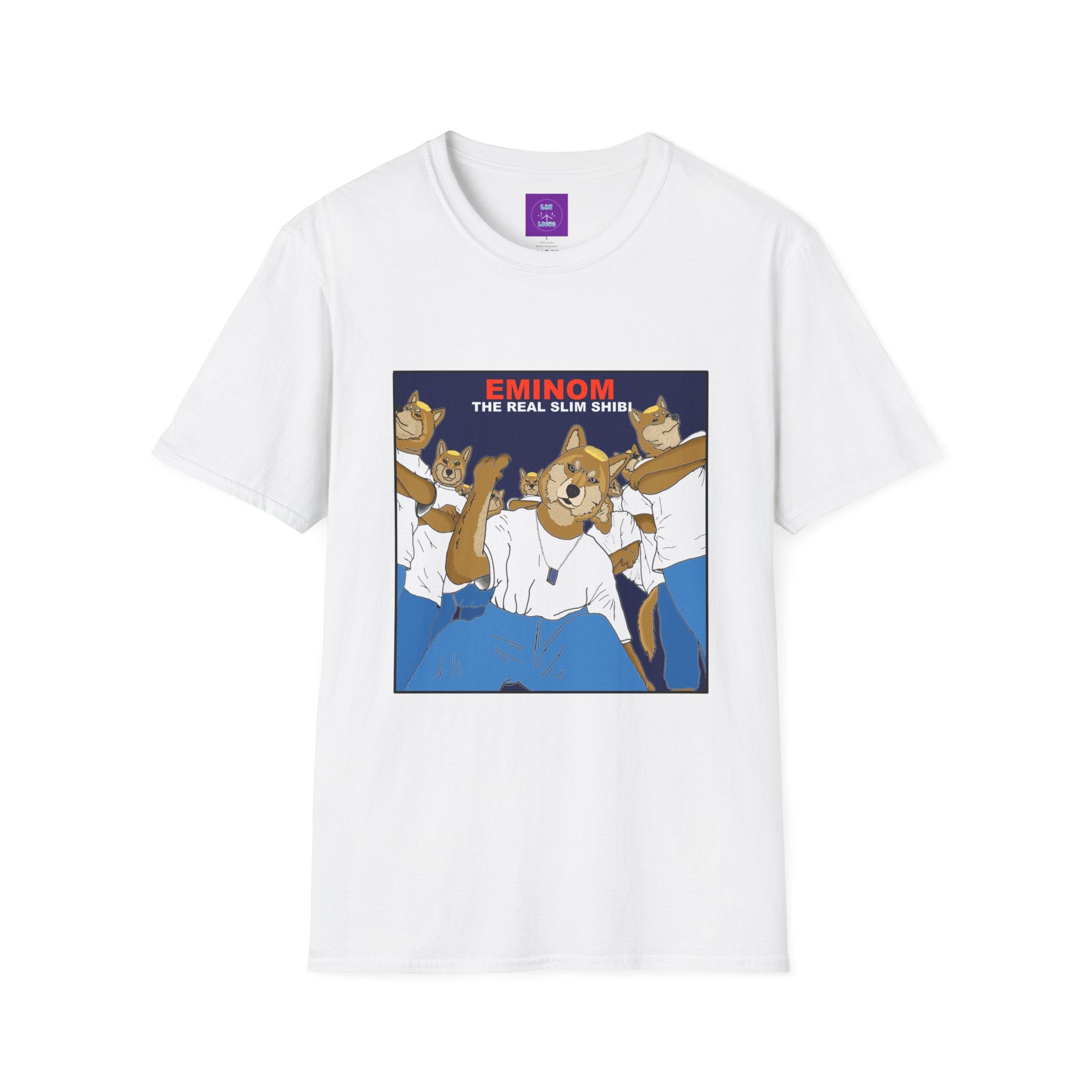 Eminom “The Real Slim Shibi” T-Shirt — Funny Shiba Inu Parody Tee