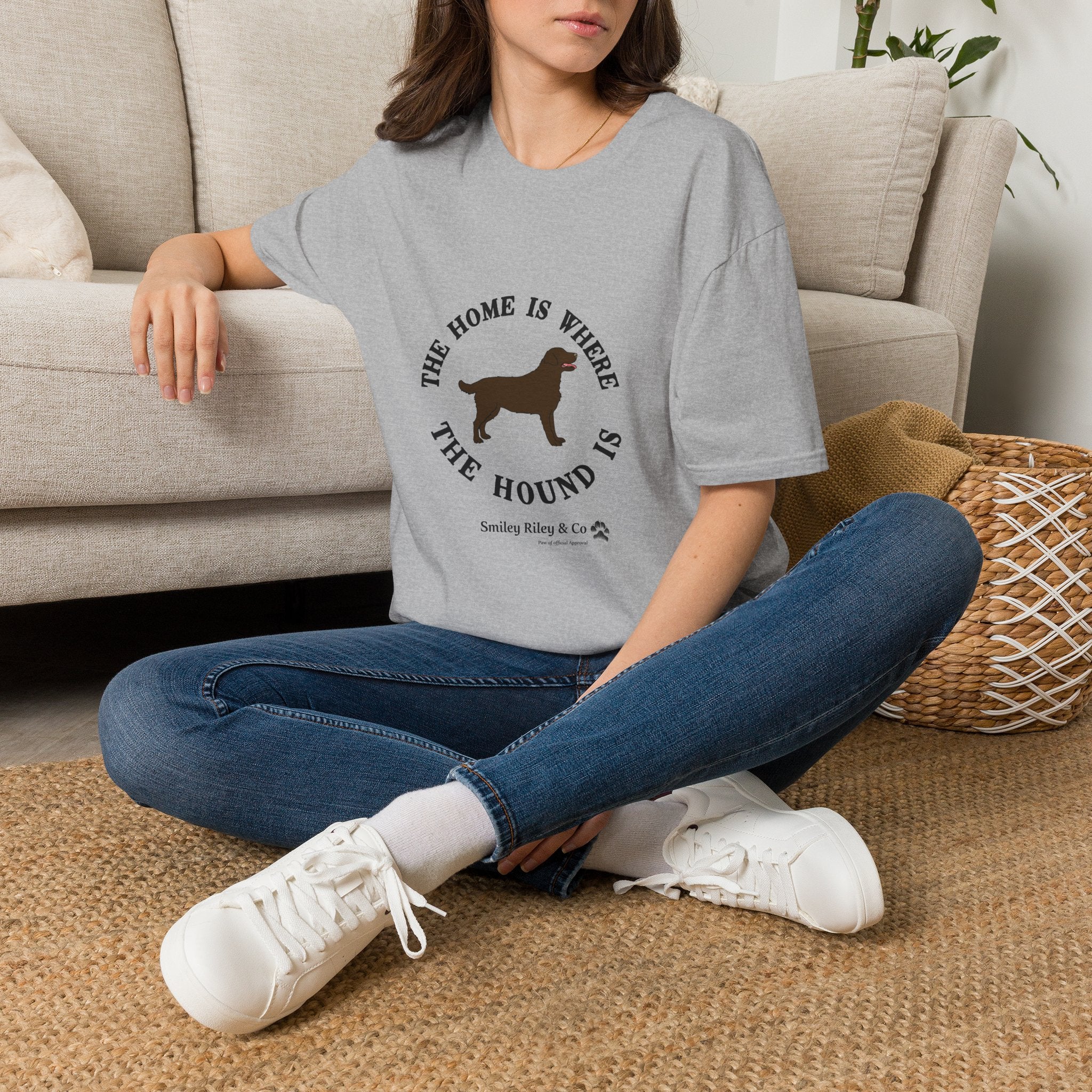 The Home Is Where The Hound Is Lab T-shirt