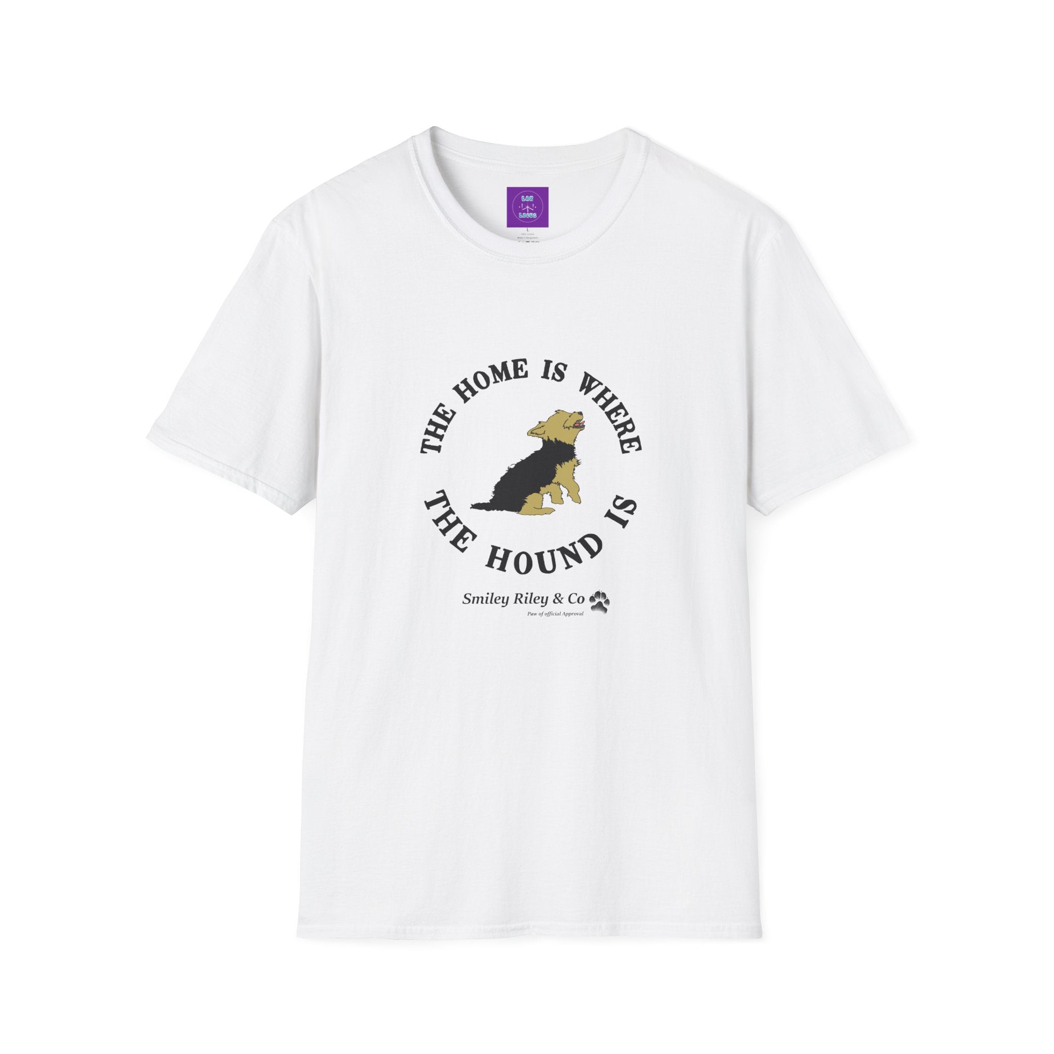 The Home Is Where The Hound Is Yorkie T‑Shirt