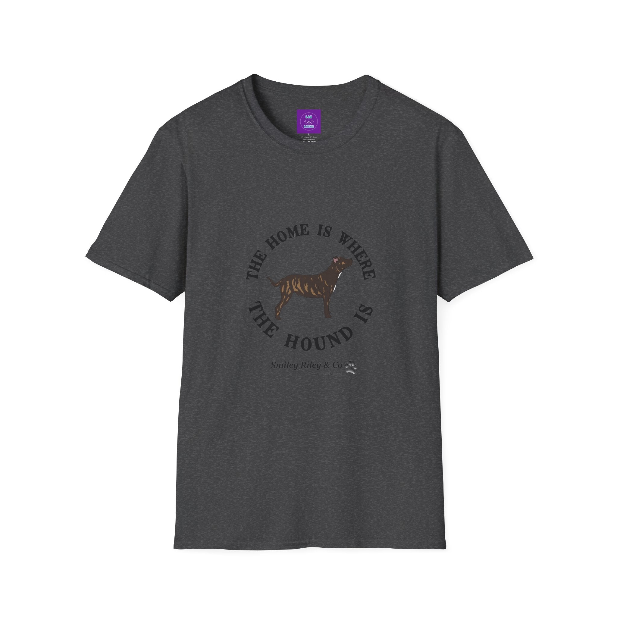 The Home Is Where the Hound Is Staffy T-Shirt