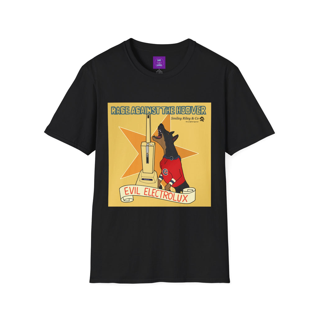 Rage Against The Hoover T-Shirt —  Band Parody Tee