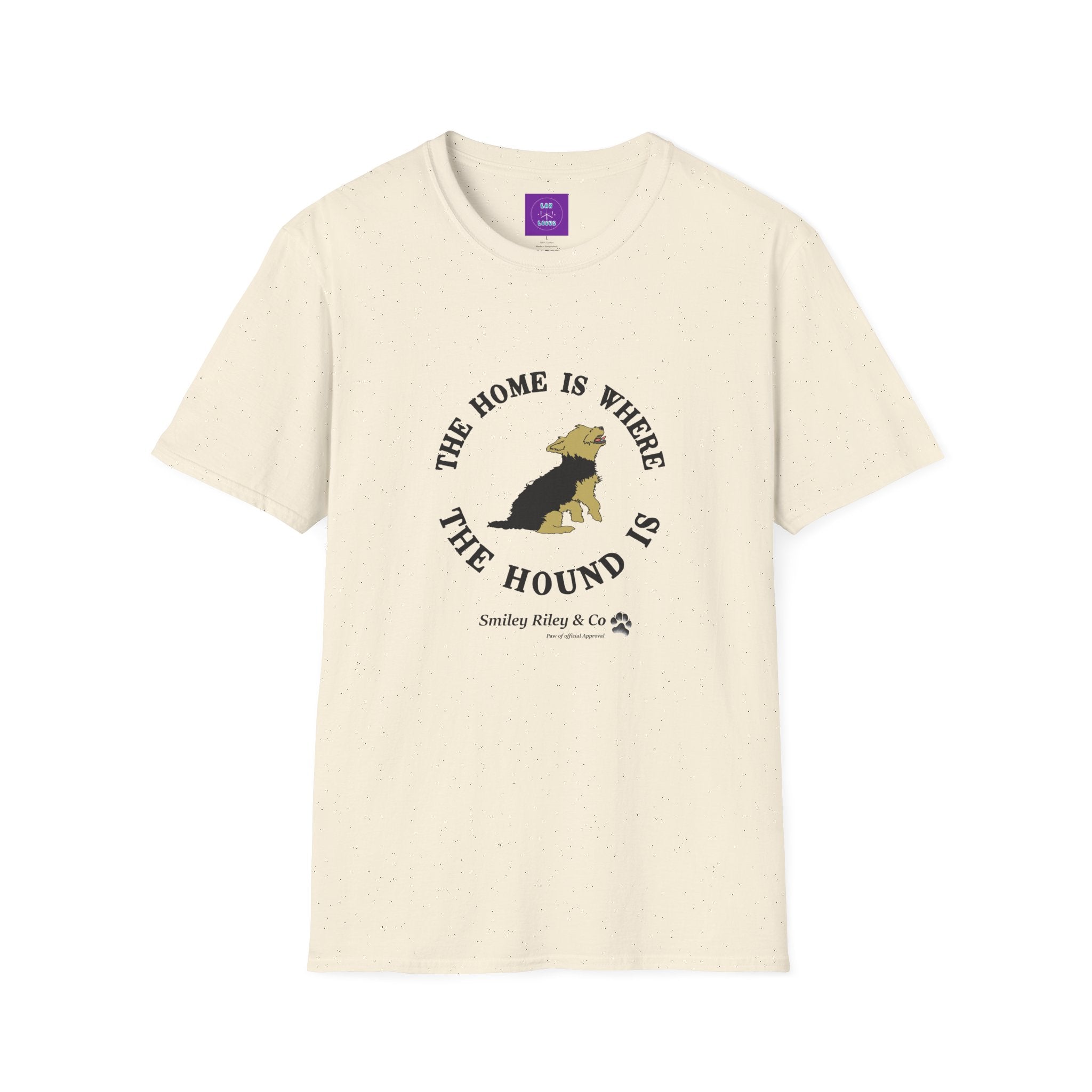 The Home Is Where The Hound Is Yorkie T‑Shirt