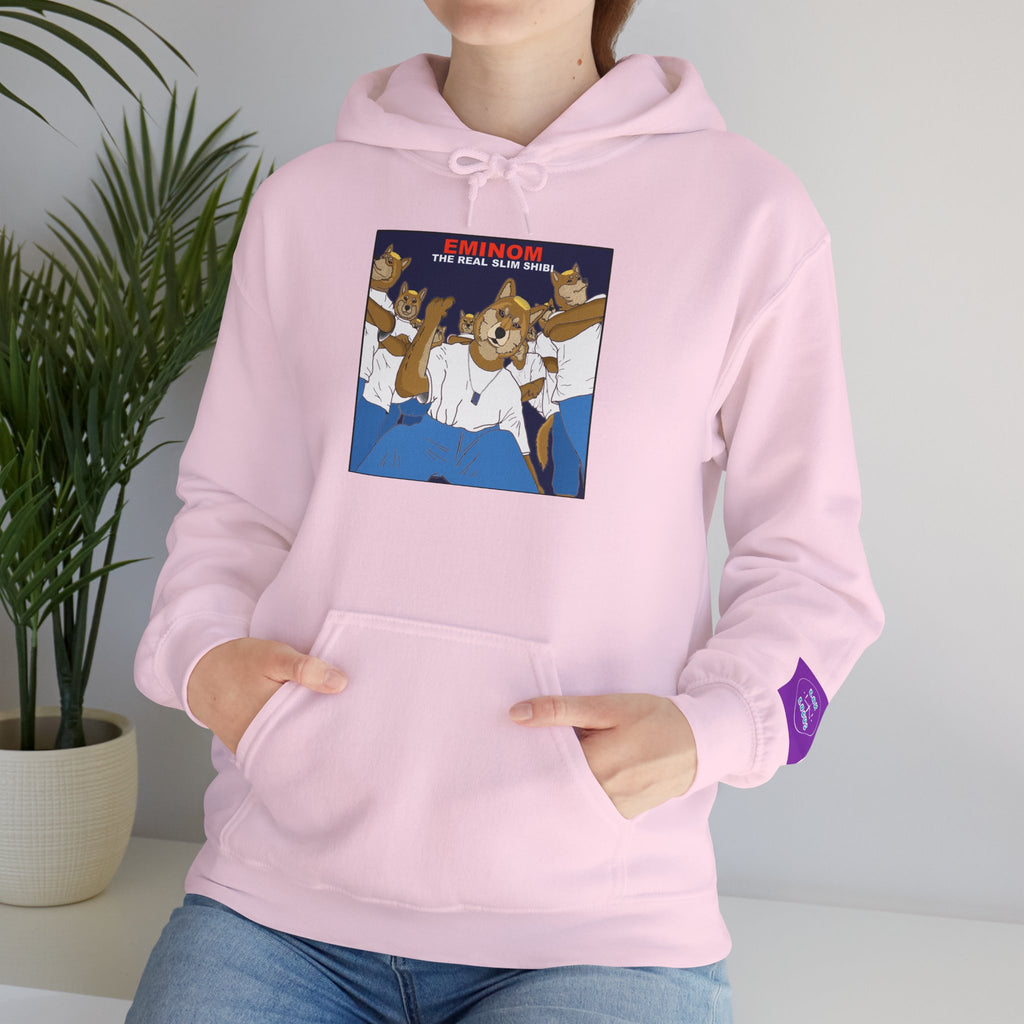 "Slim Shibi" Novelty Hoodie Pullover