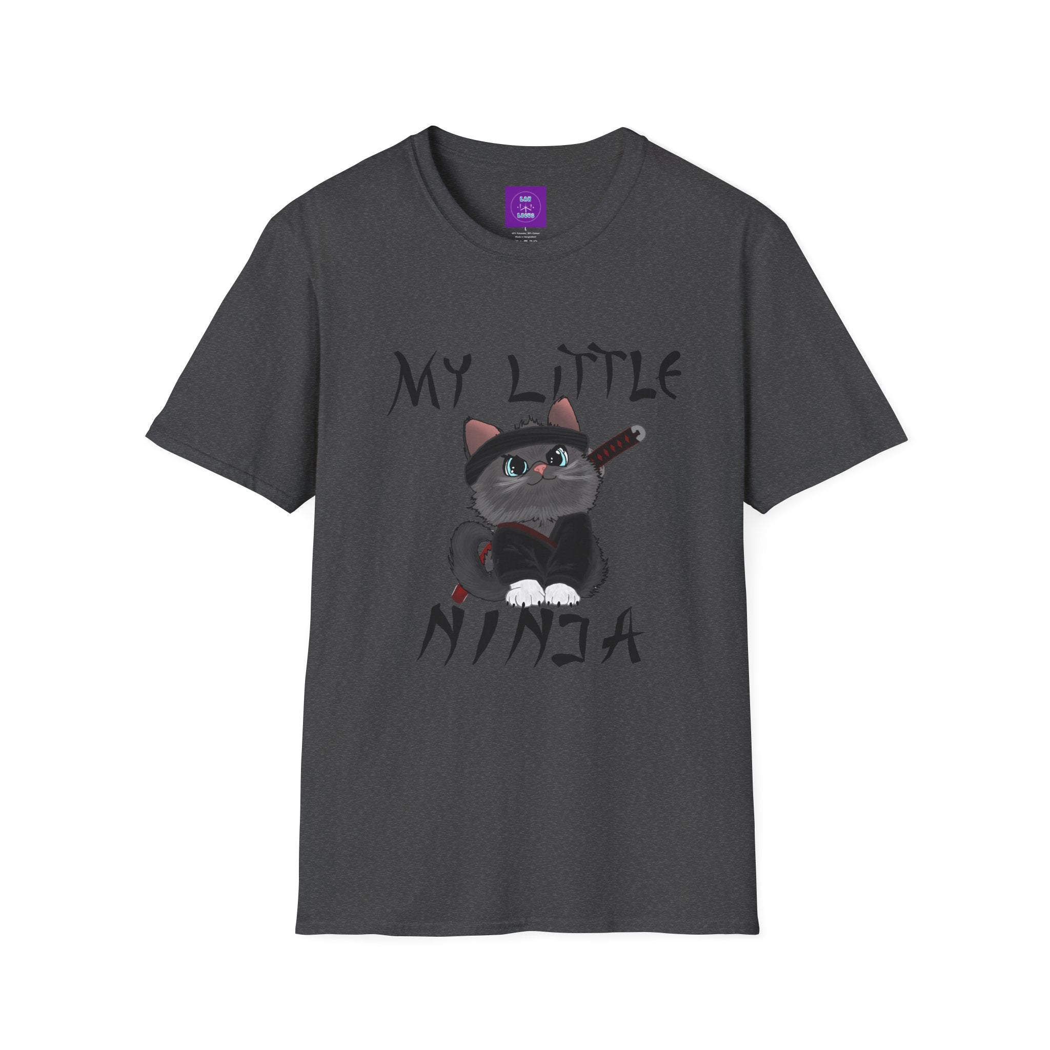 My Little Ninja T-Shirt — Cute Cat Ninja Graphic Tee