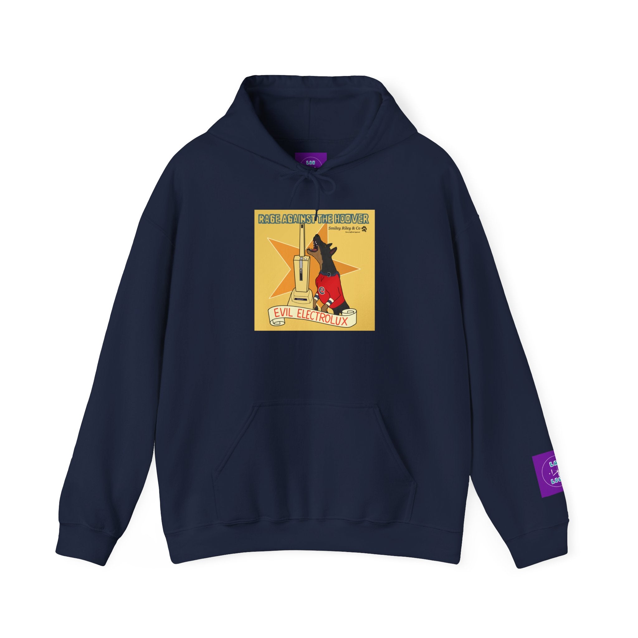 "Rage Against The Hoover" Novelty Hoodie Pullover