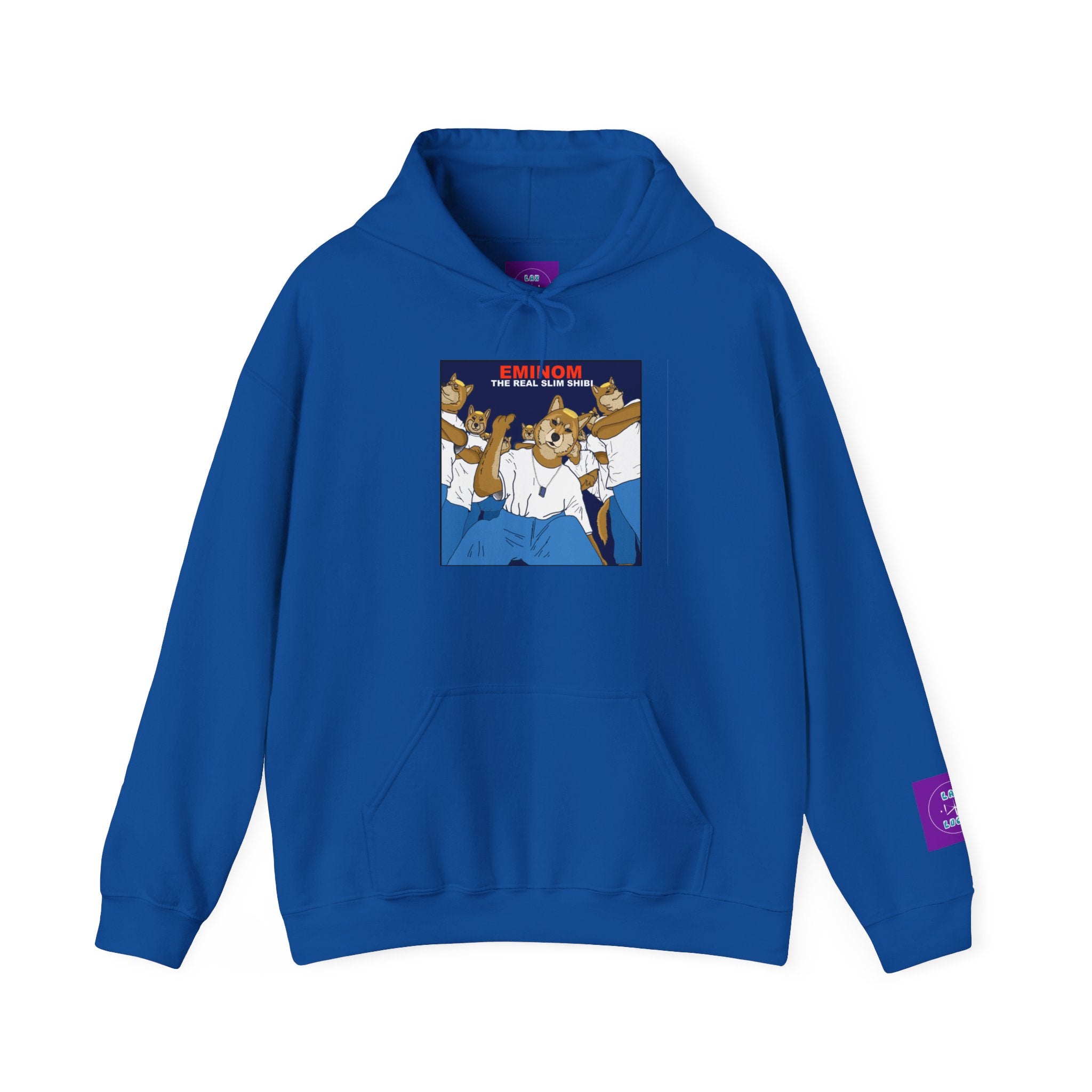 "Slim Shibi" Novelty Hoodie Pullover