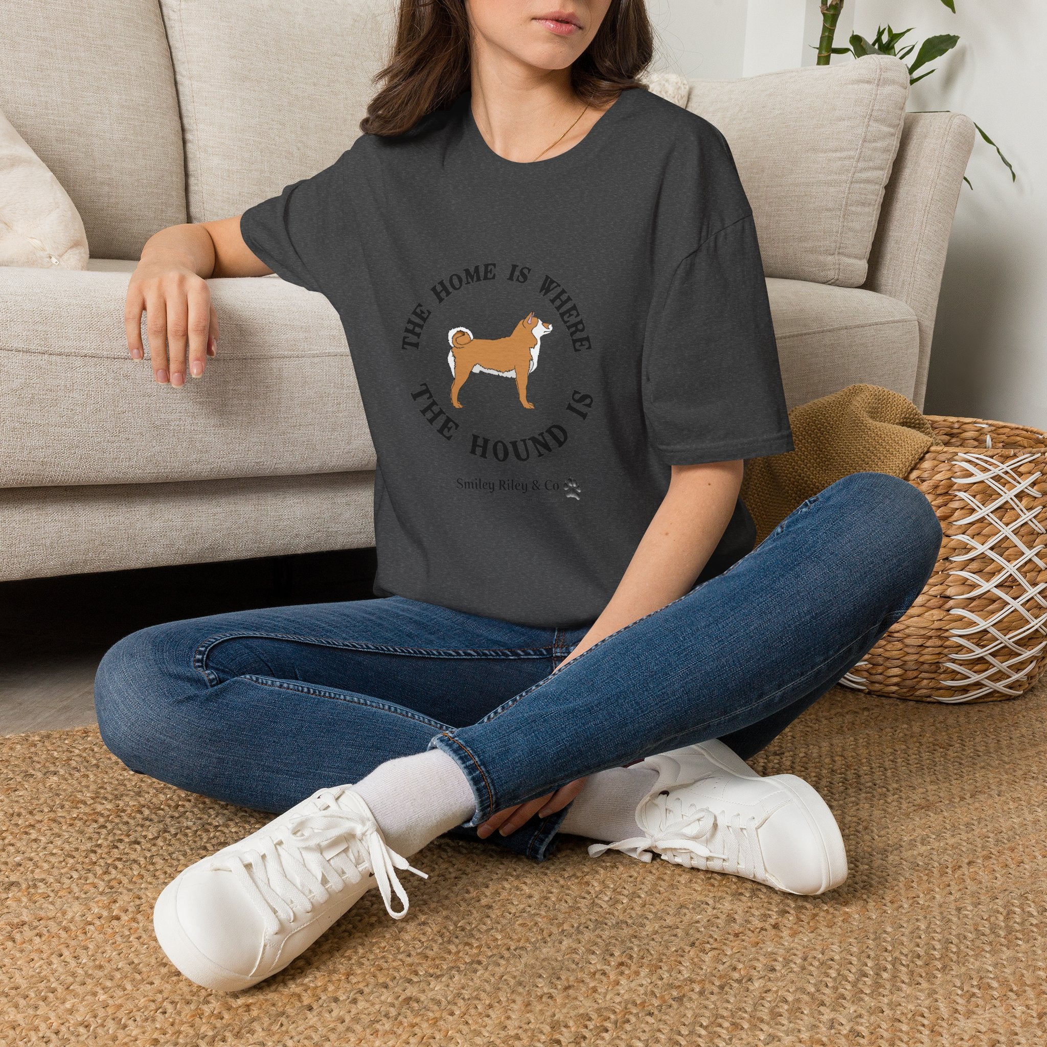 The Home Is Where The Hound Is Shiba T-Shirt