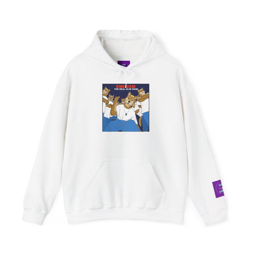 "Slim Shibi" Novelty Hoodie Pullover