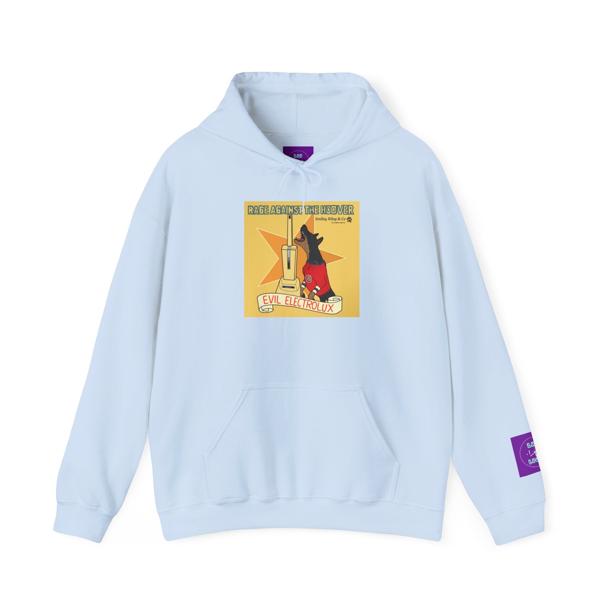 "Rage Against The Hoover" Novelty Hoodie Pullover