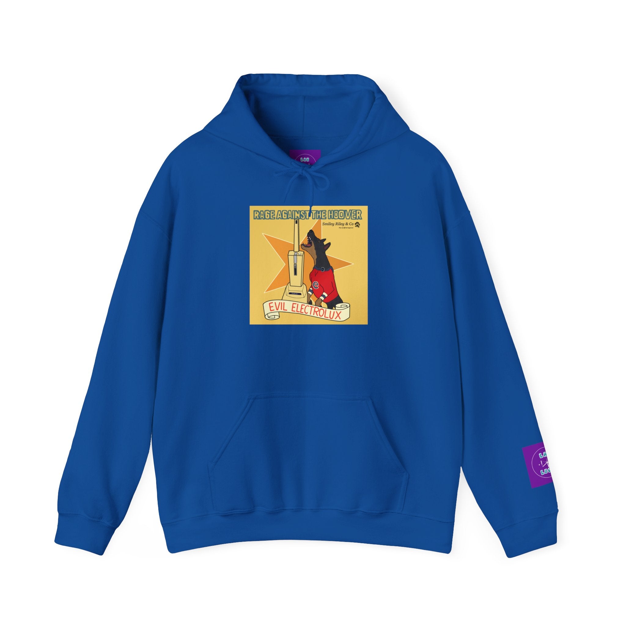"Rage Against The Hoover" Novelty Hoodie Pullover