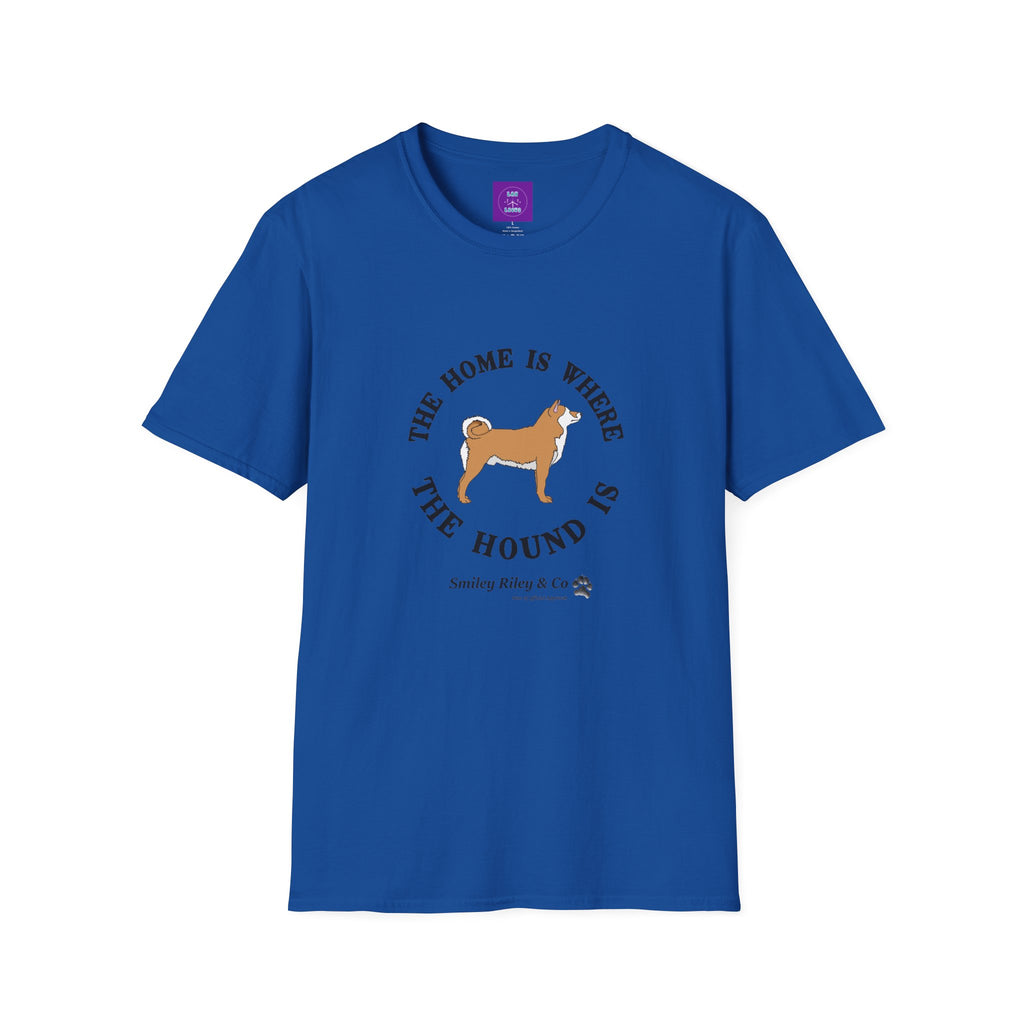 The Home Is Where The Hound Is Shiba T-Shirt