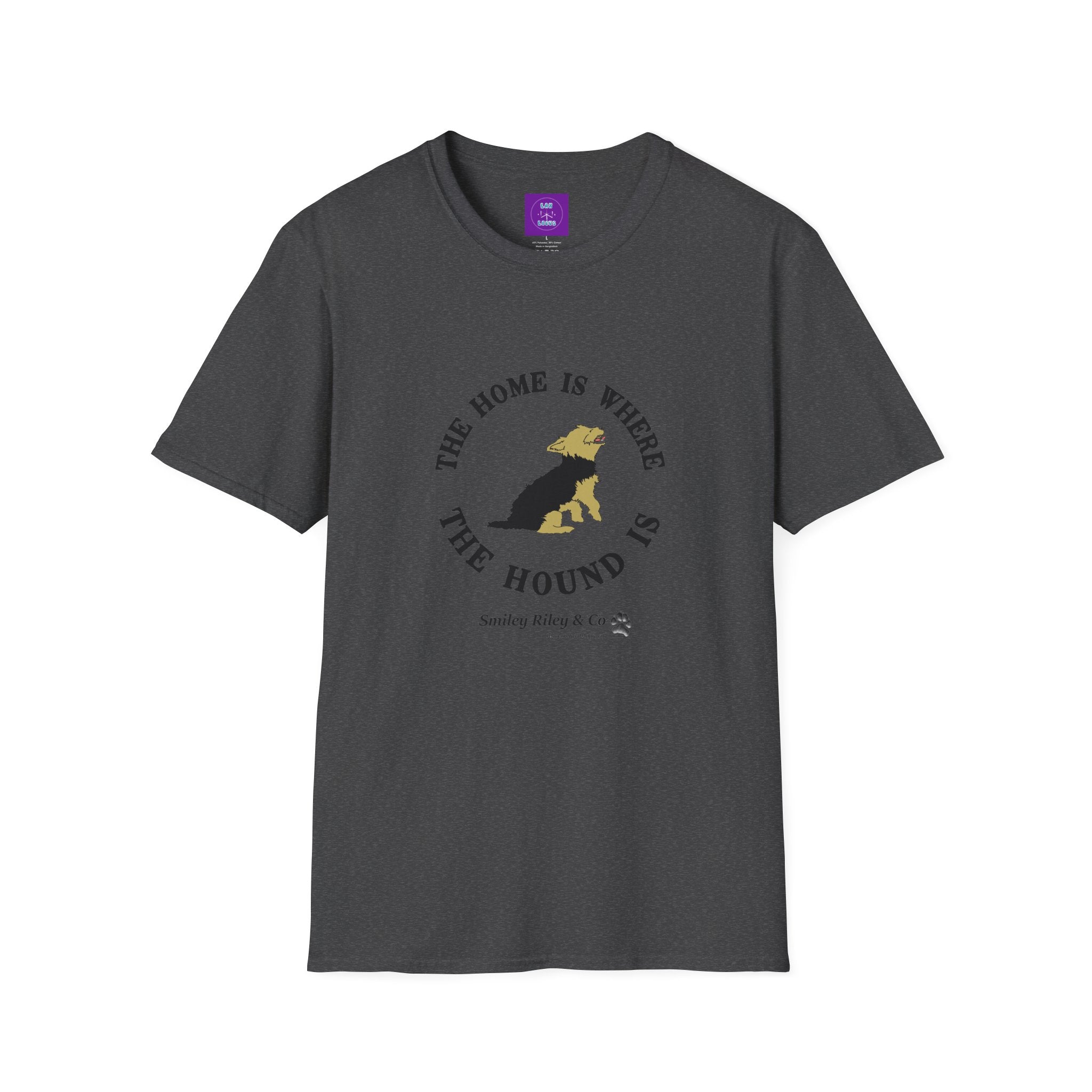 The Home Is Where The Hound Is Yorkie T‑Shirt