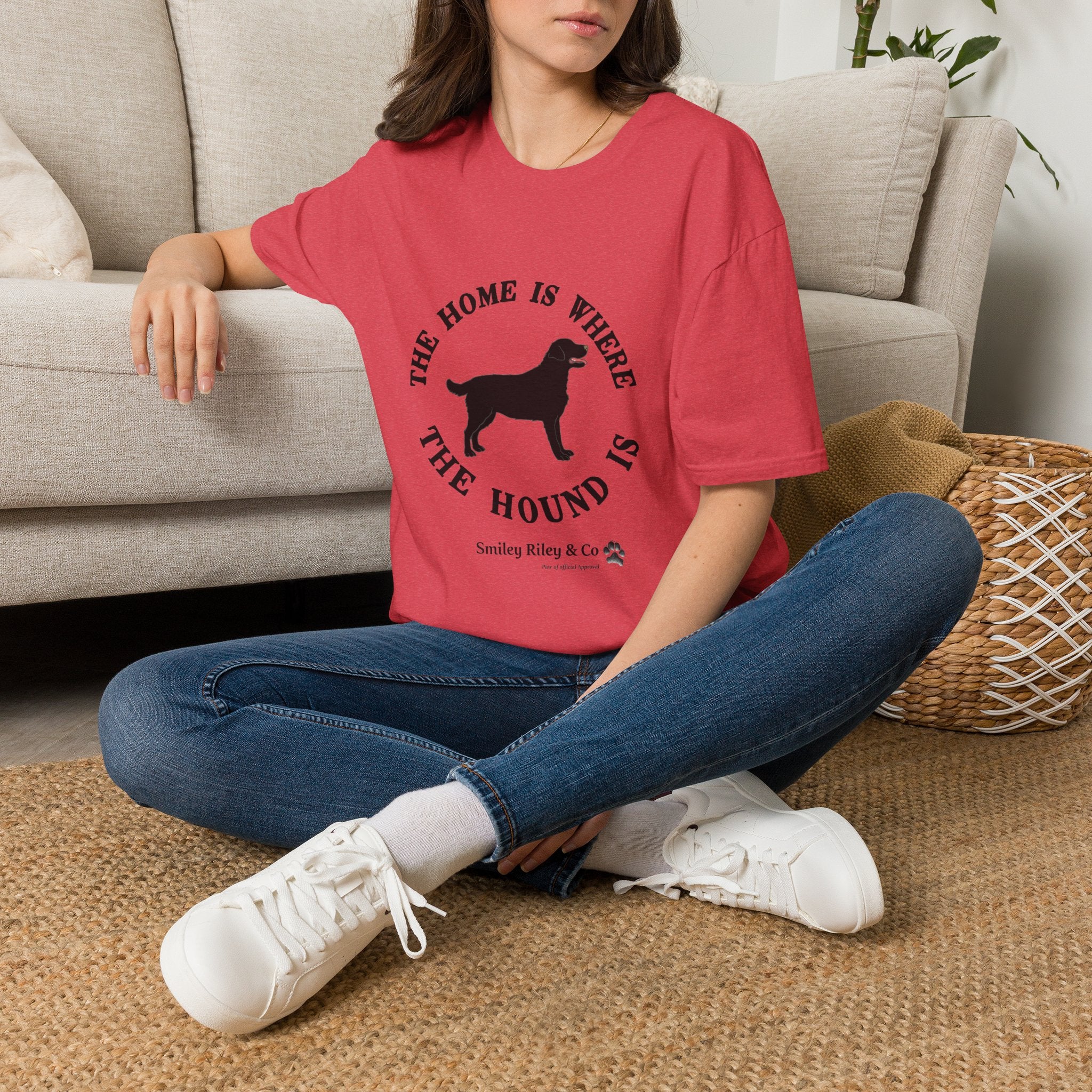 Home Is Where The Hound Is Lab T-shirt