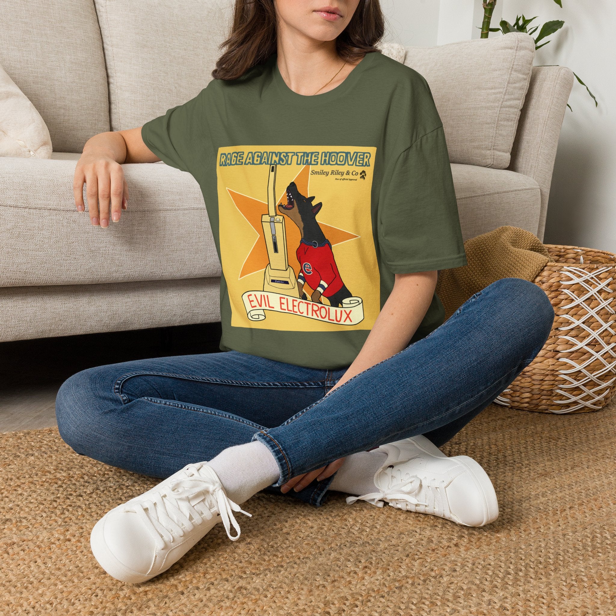 Rage Against The Hoover T-Shirt —  Band Parody Tee