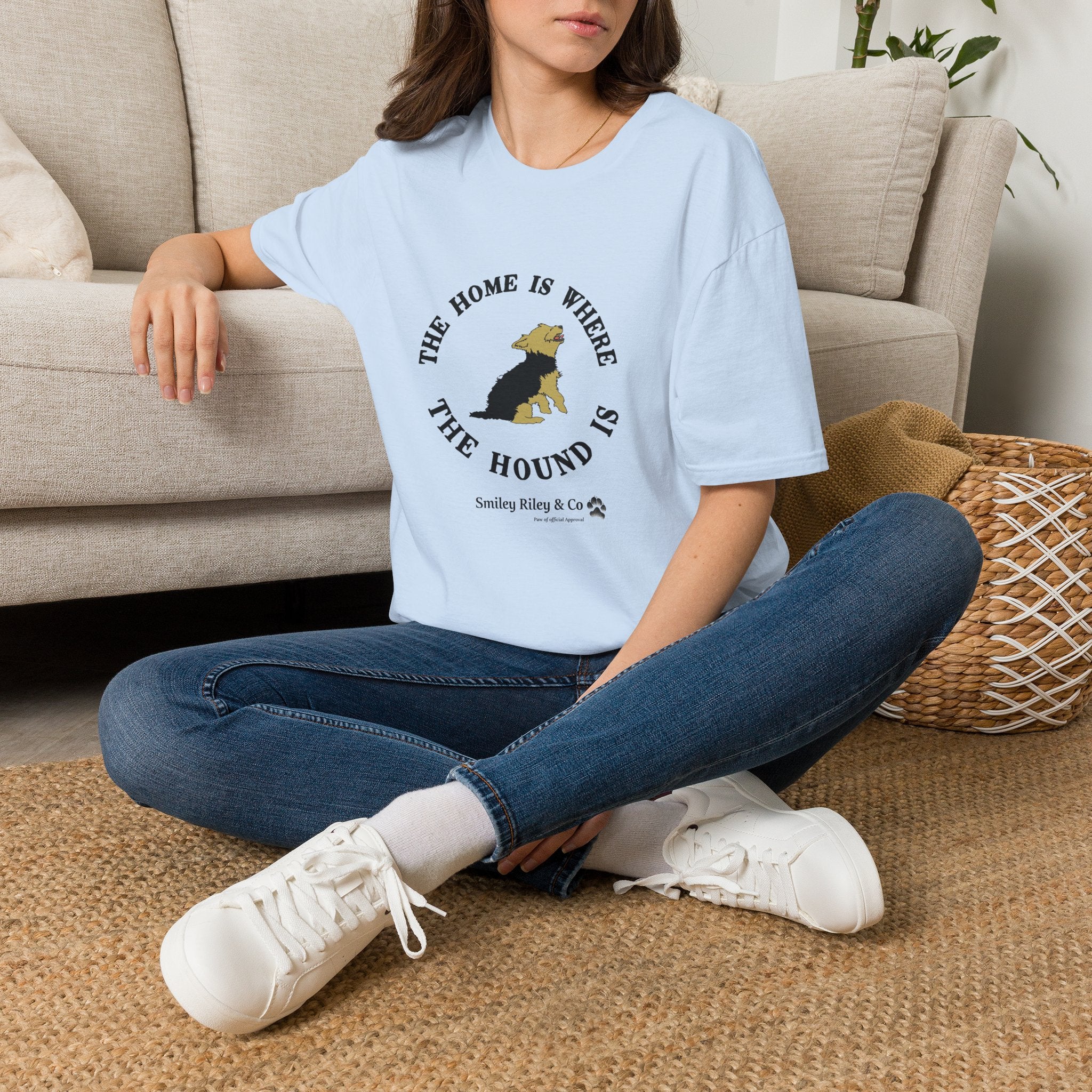 The Home Is Where The Hound Is Yorkie T‑Shirt