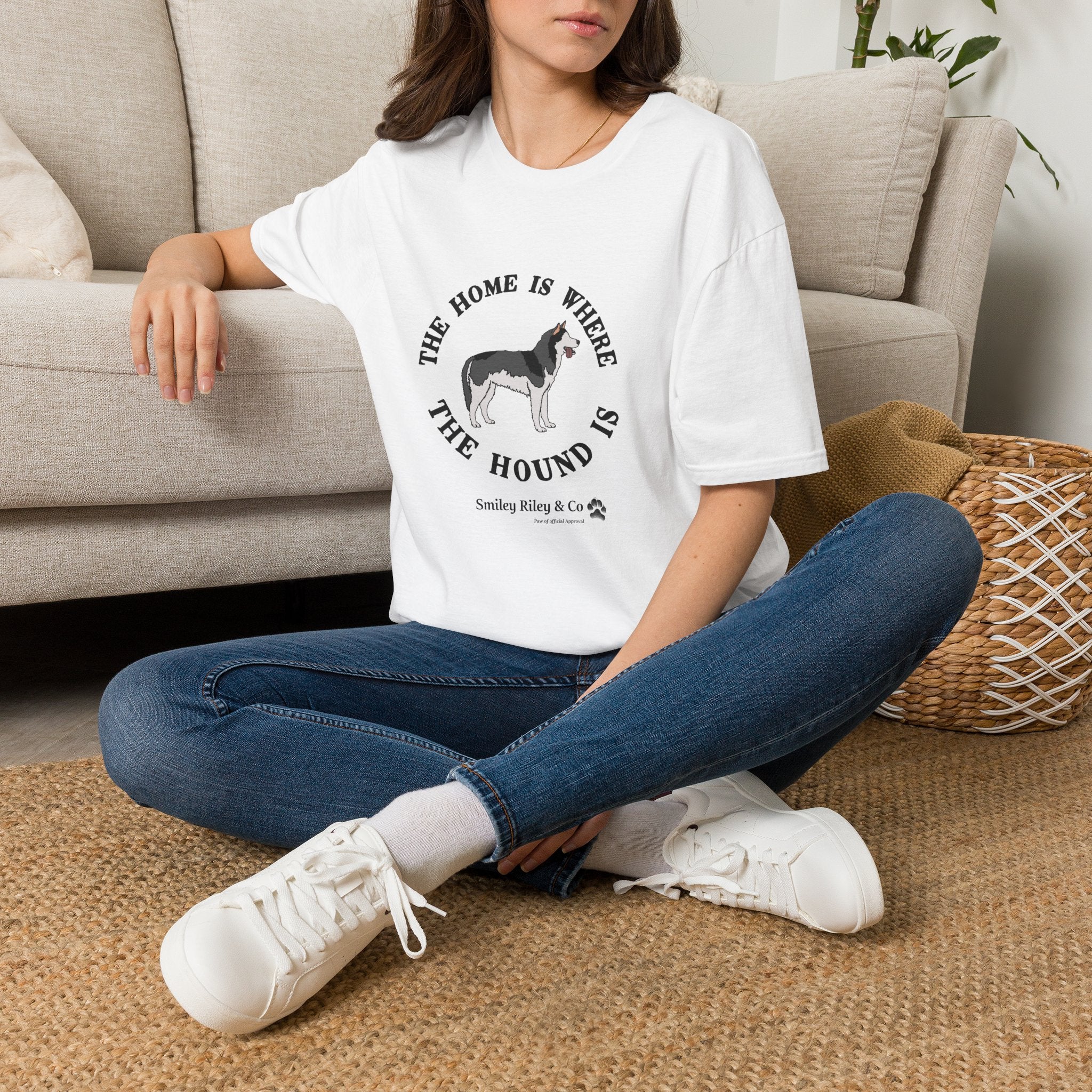 The Home Is Where The Hound Is Husky T-Shirt