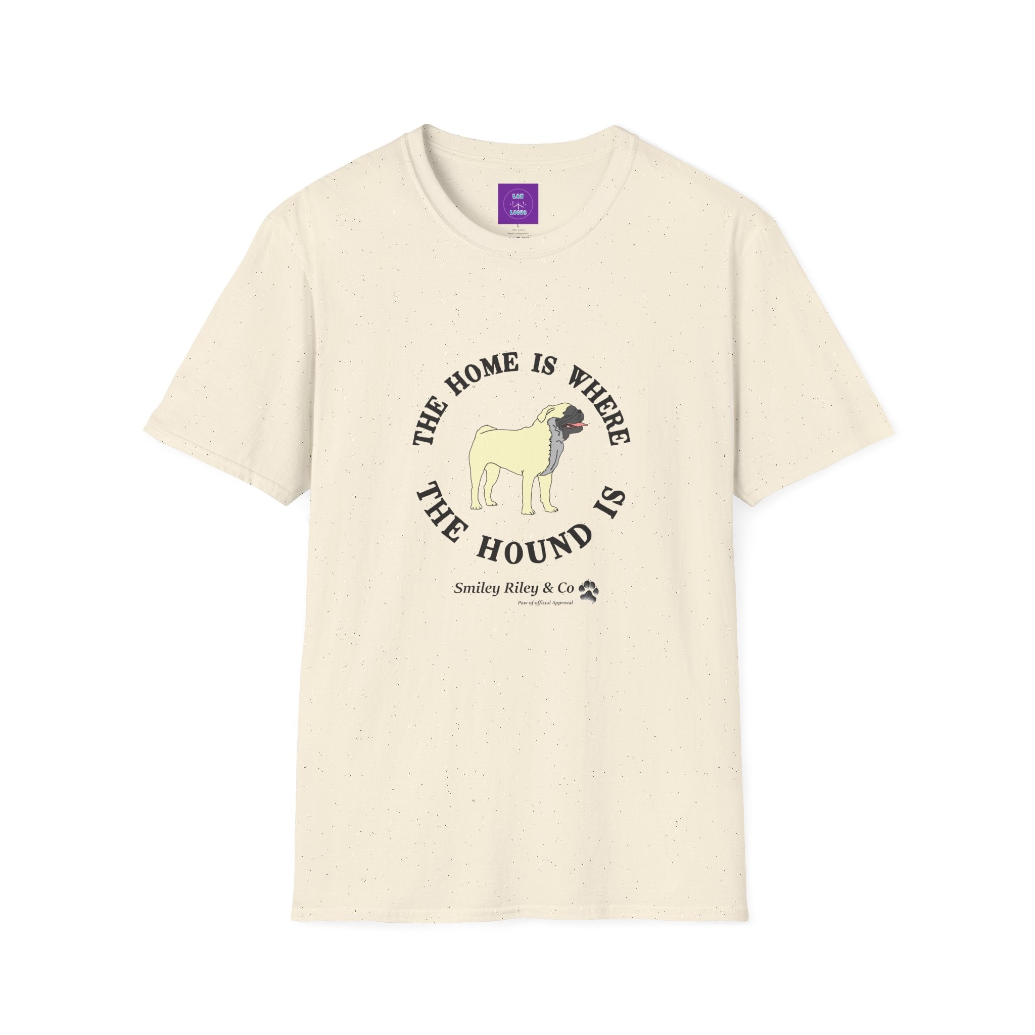 The Home Is Where The Hound Is Pug T-Shirt