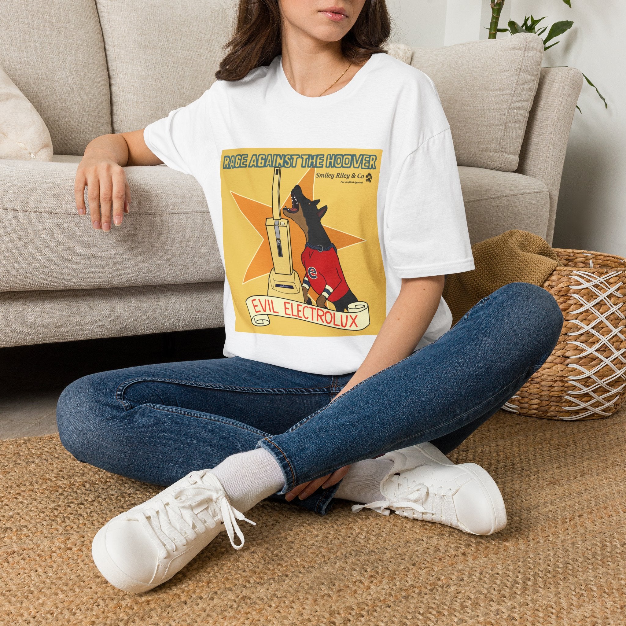 Rage Against The Hoover T-Shirt —  Band Parody Tee