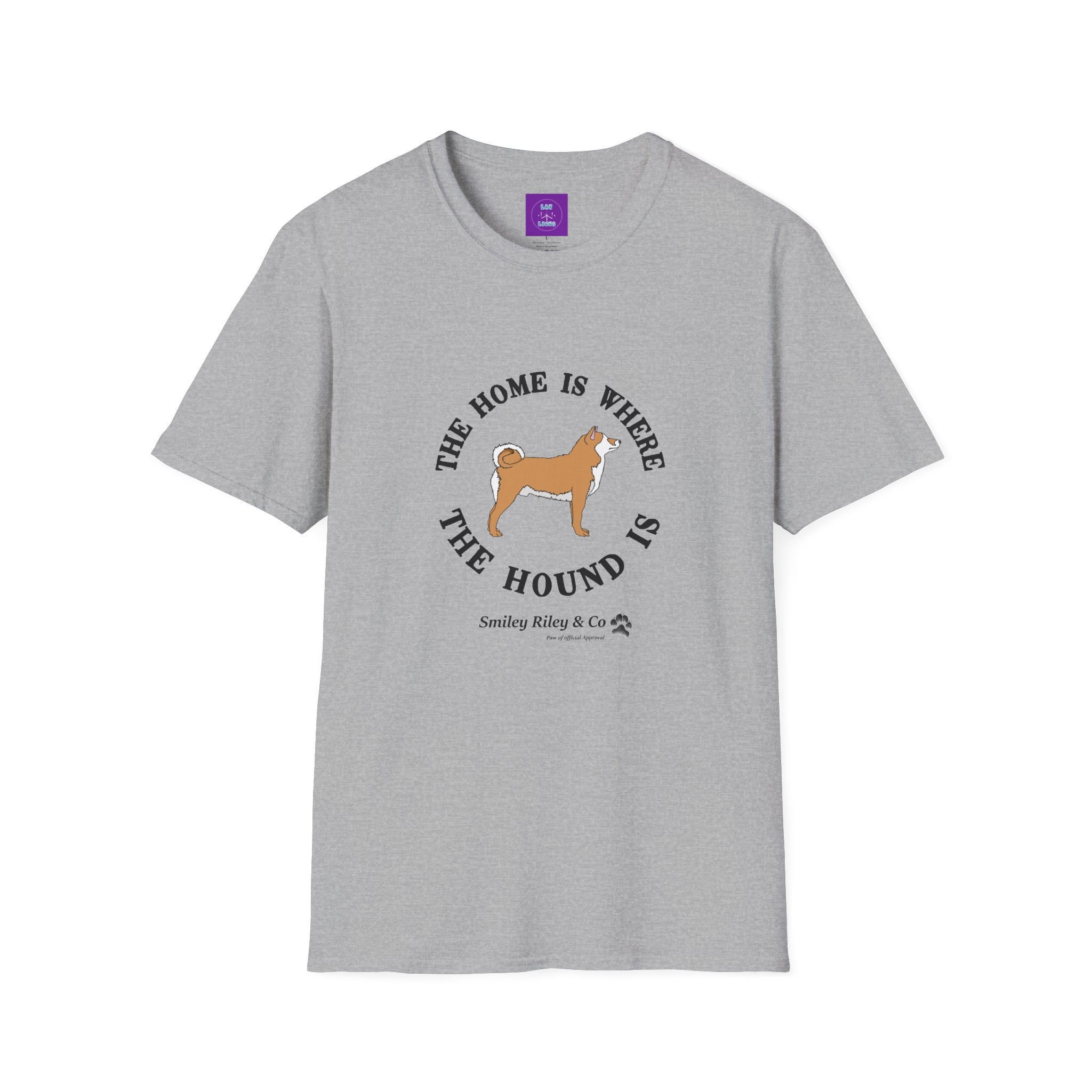The Home Is Where The Hound Is Shiba T-Shirt