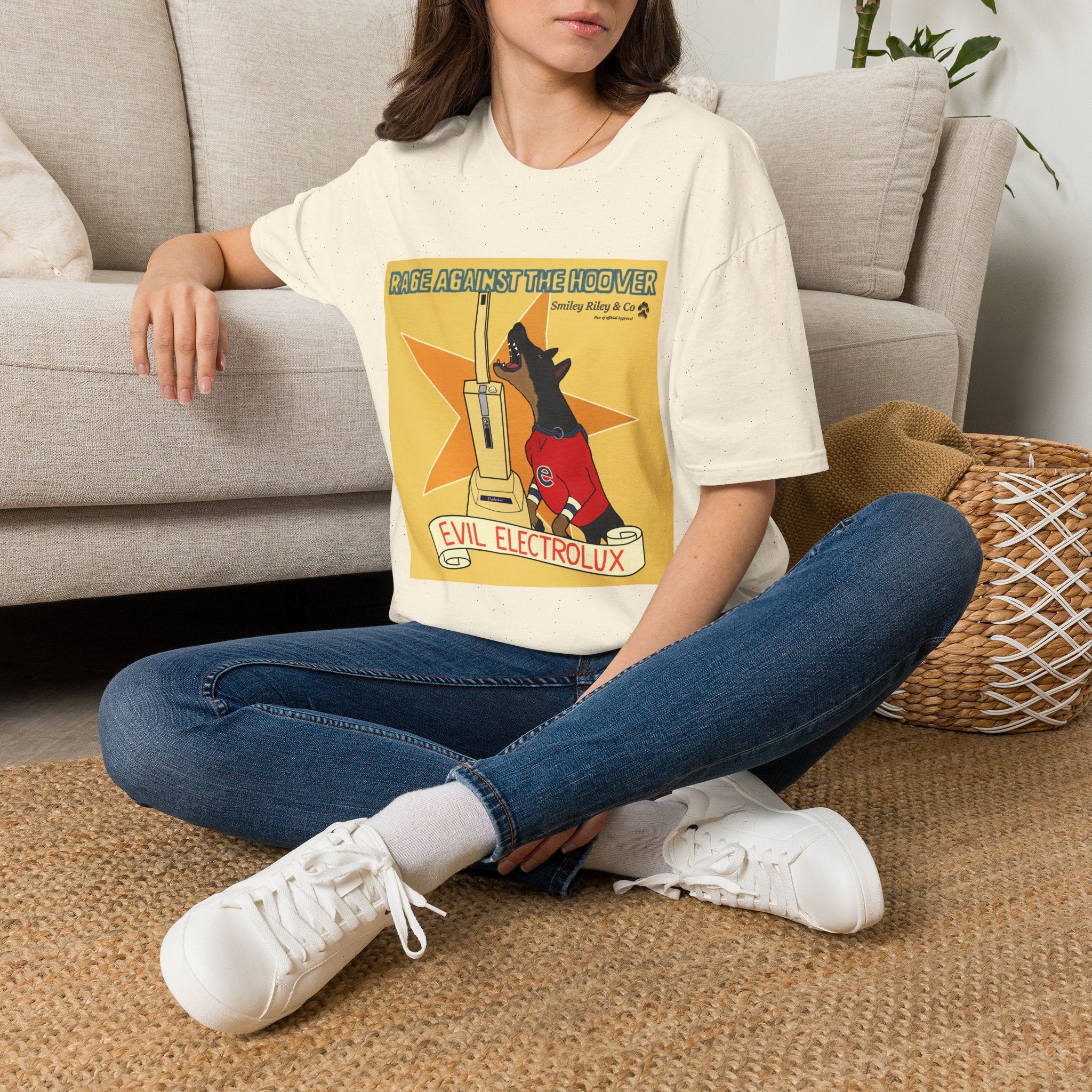 Rage Against The Hoover T-Shirt —  Band Parody Tee