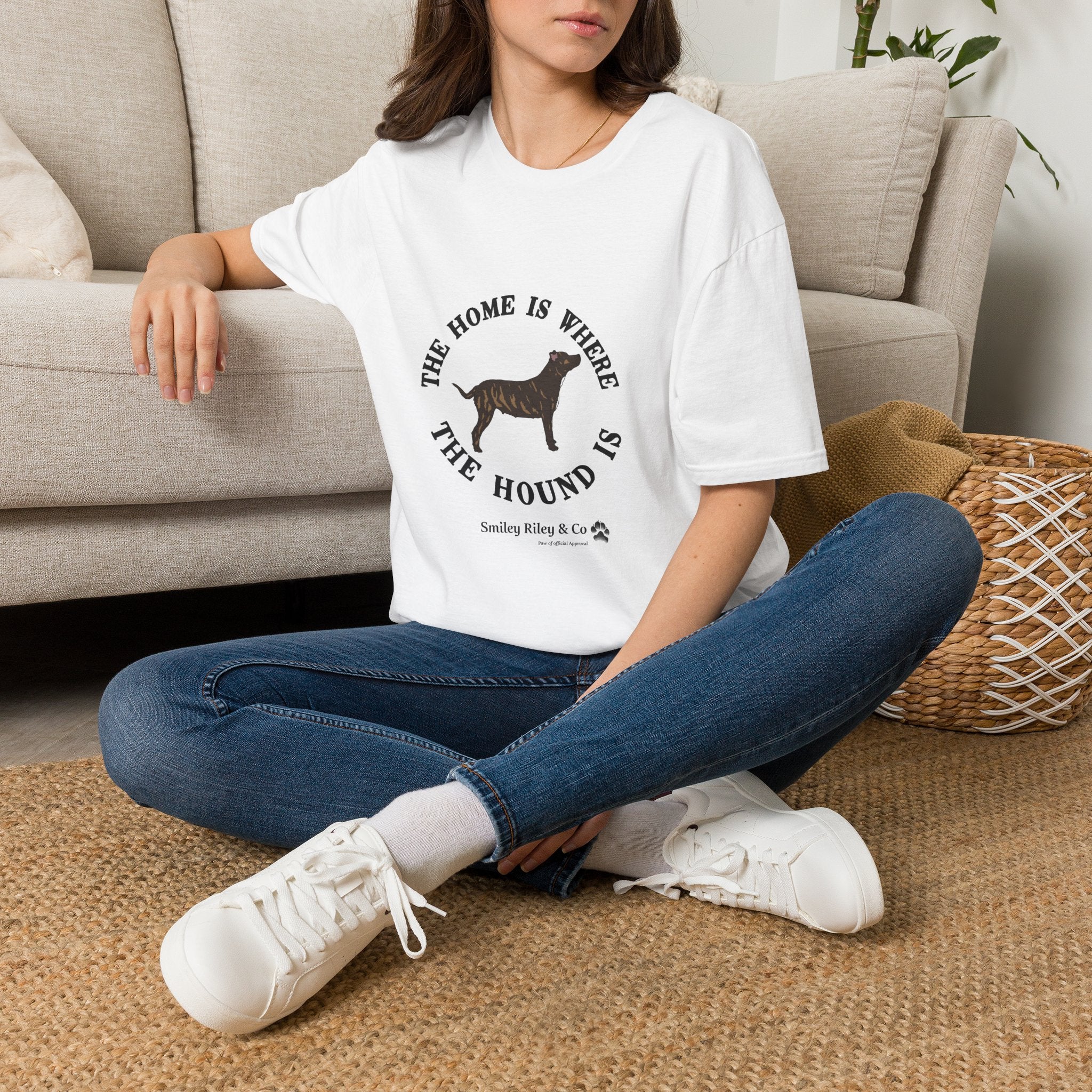 The Home Is Where the Hound Is Staffy T-Shirt