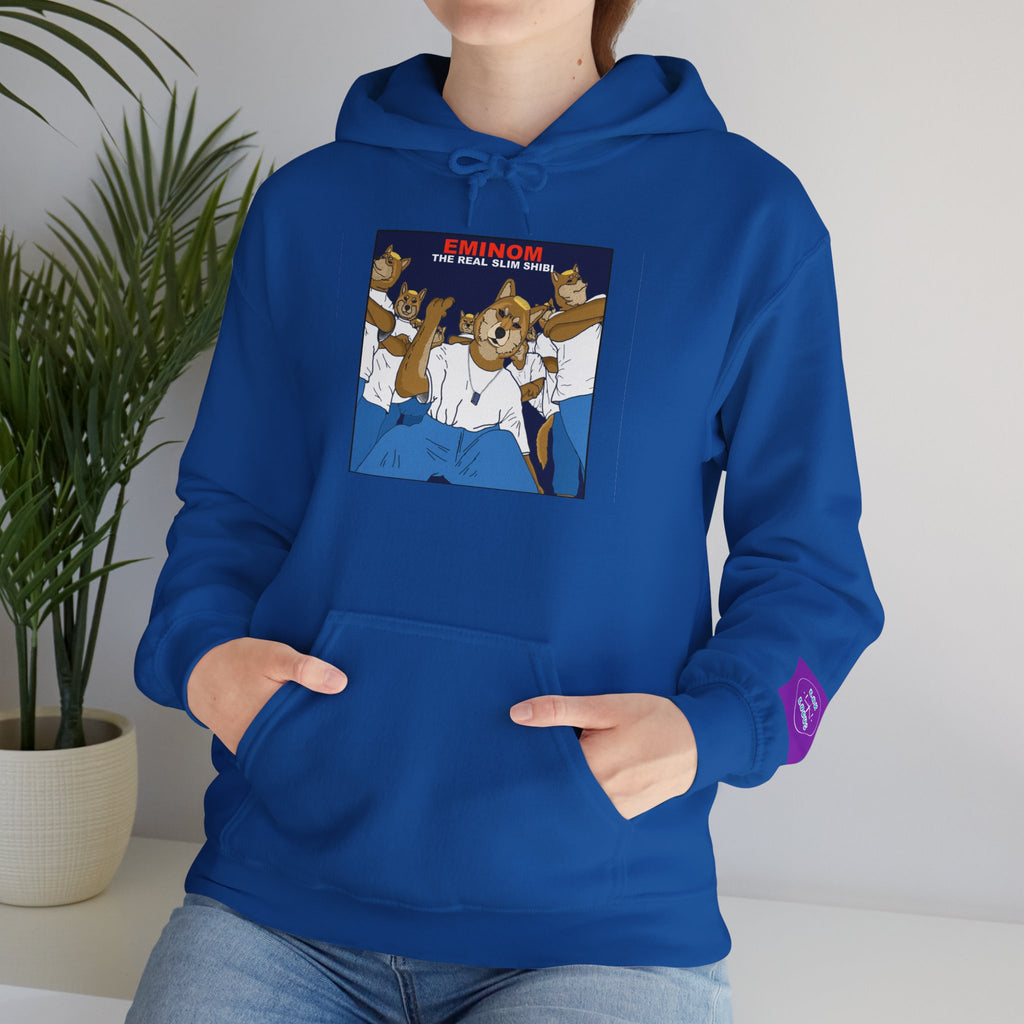 "Slim Shibi" Novelty Hoodie Pullover