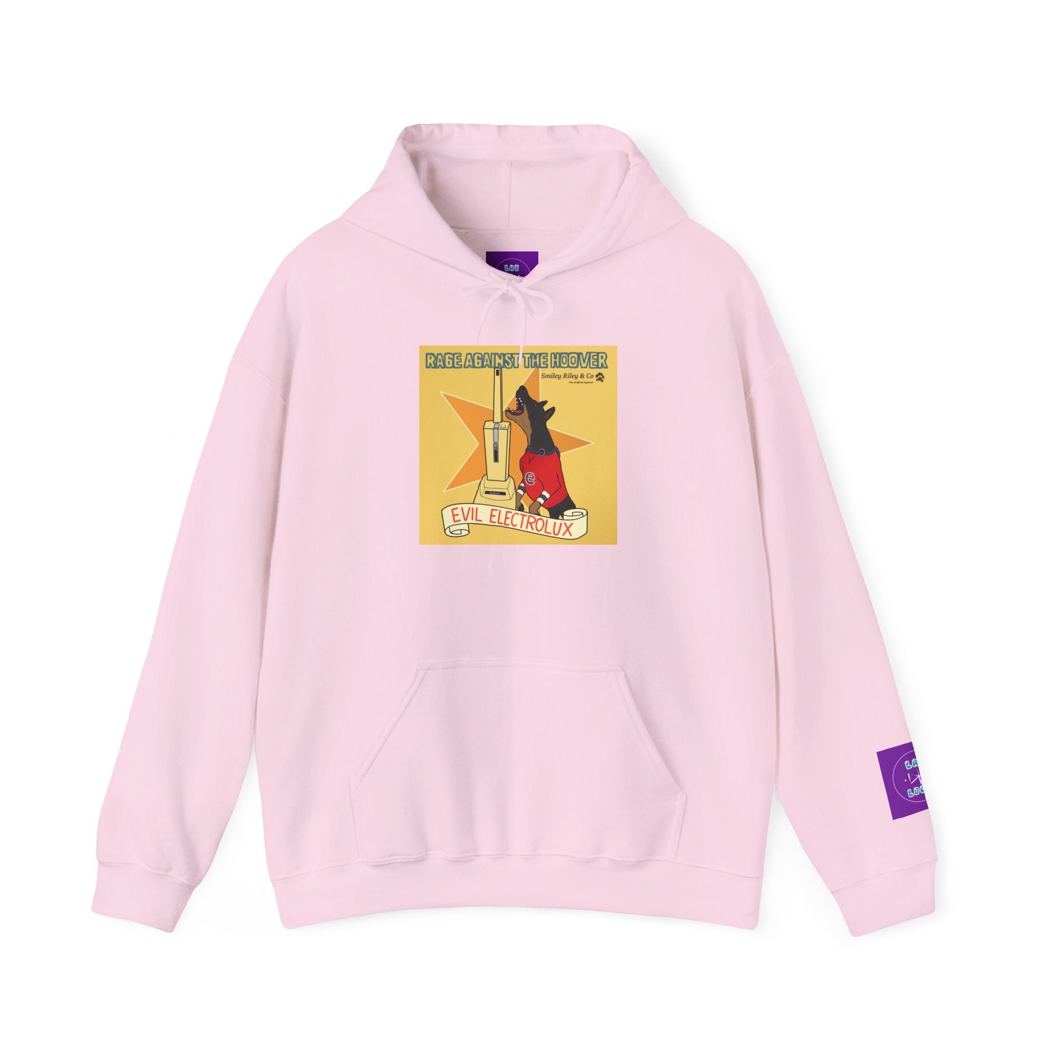 "Rage Against The Hoover" Novelty Hoodie Pullover
