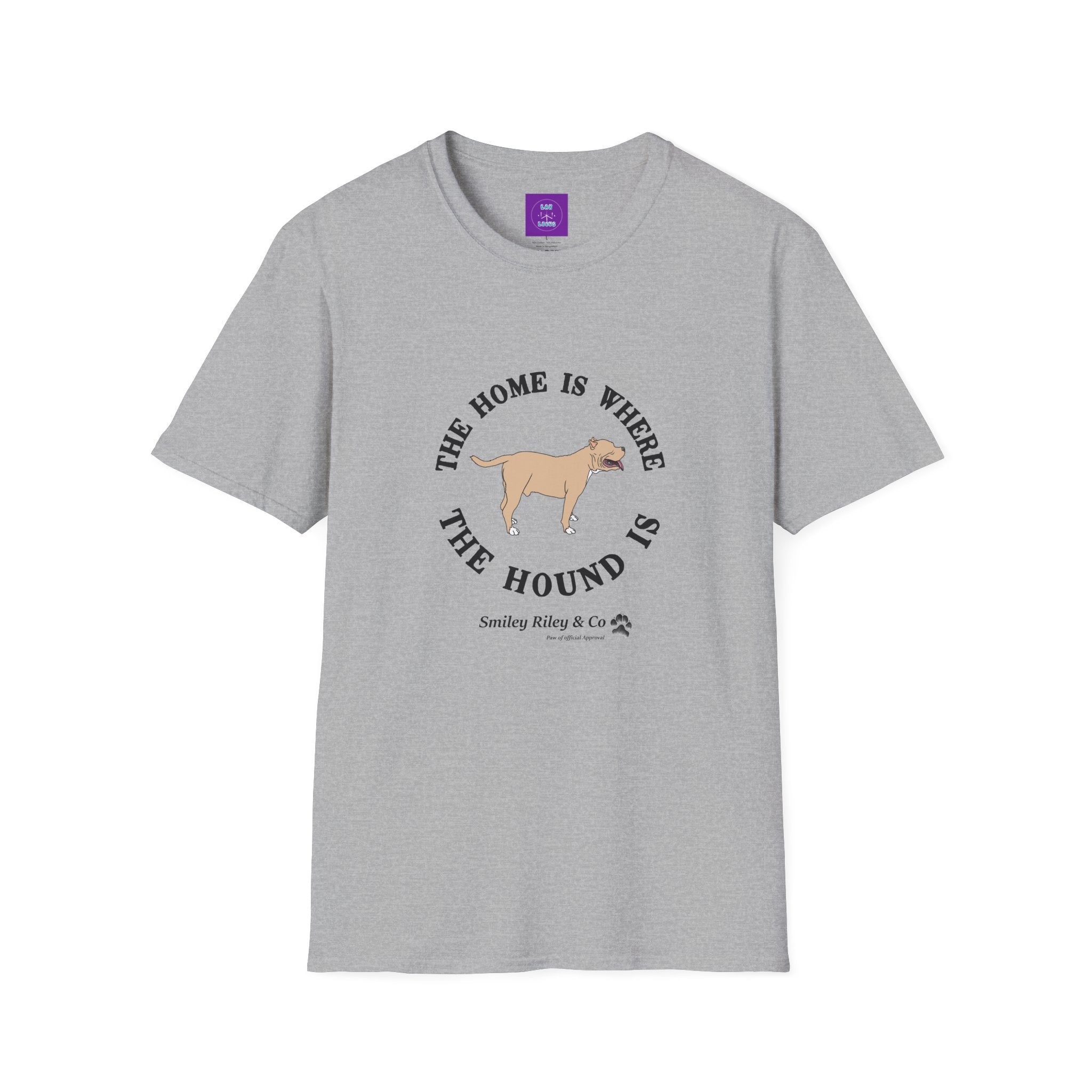 The Home Is Where The Hound Is Bully T-Shirt