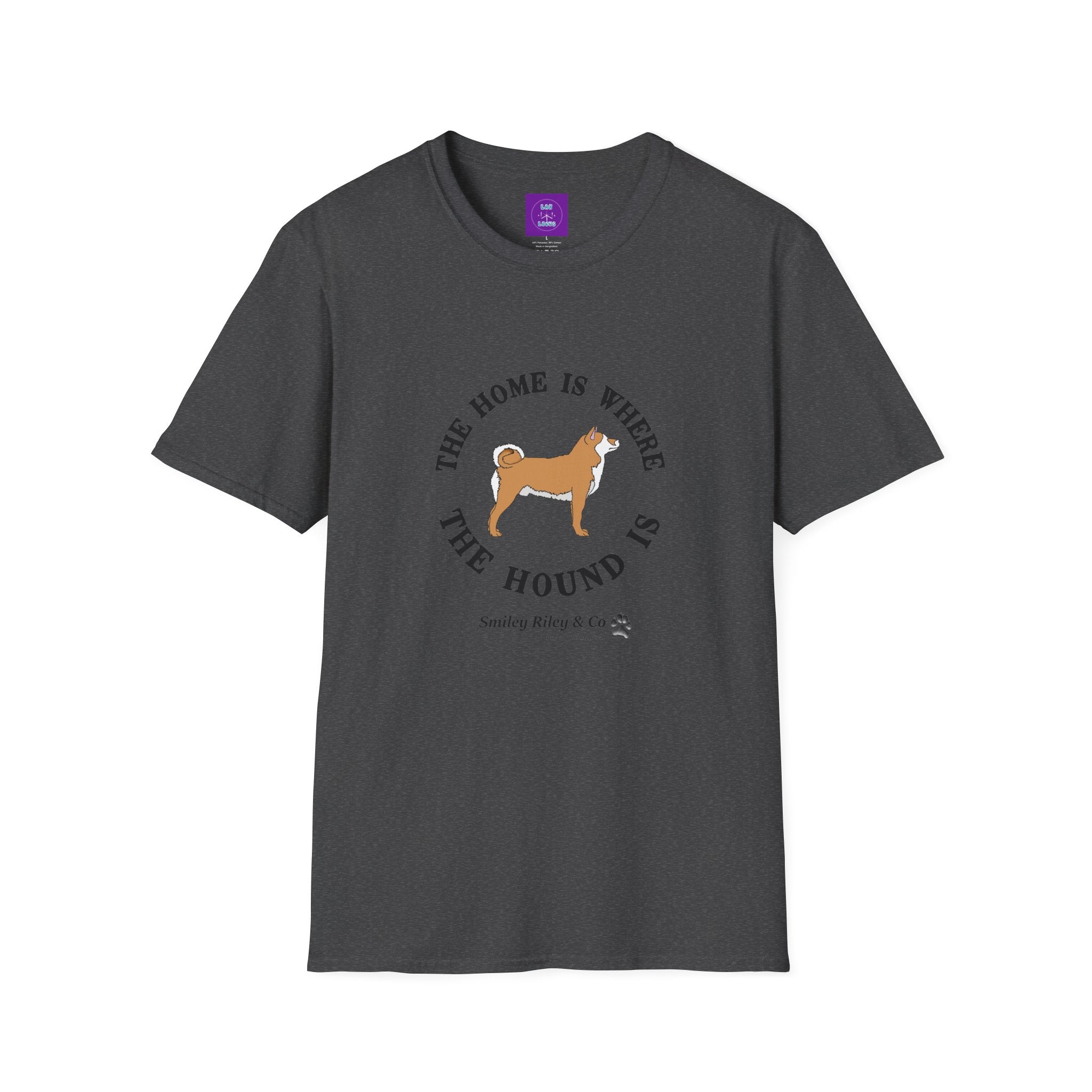 The Home Is Where The Hound Is Shiba T-Shirt