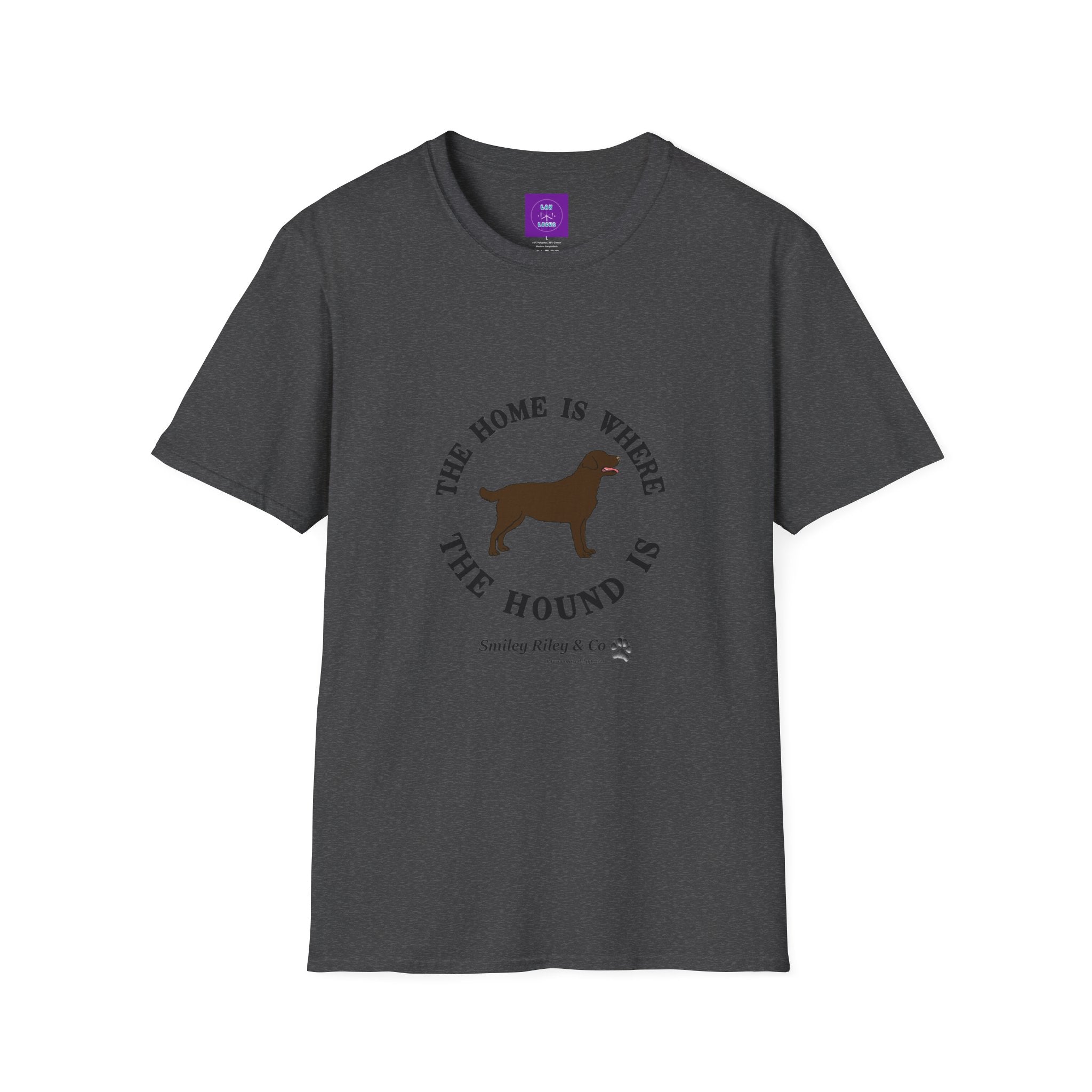 The Home Is Where The Hound Is Lab T-shirt
