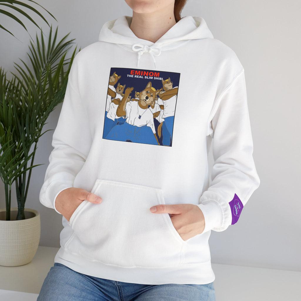 "Slim Shibi" Novelty Hoodie Pullover