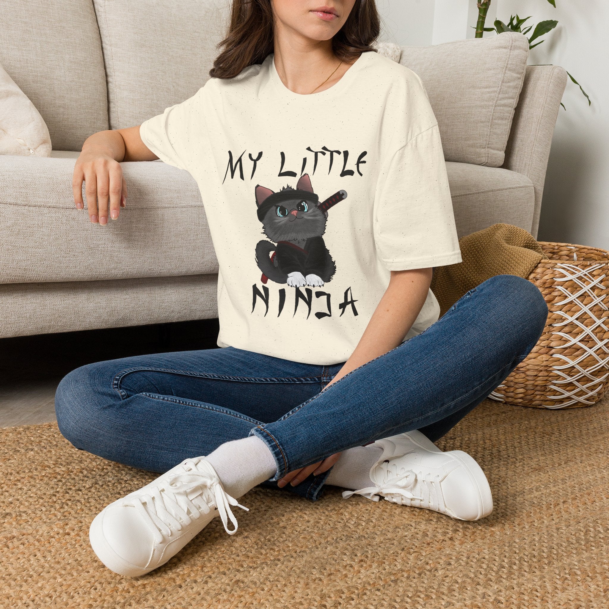 My Little Ninja T-Shirt — Cute Cat Ninja Graphic Tee
